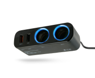 Xblitz Rozdzielacz samochodowy R2 Quick Charge 2xUSB - 505200 - zdjęcie 3